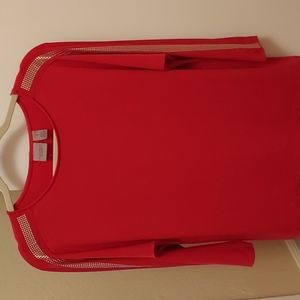 💘💋Chico's red top 💘 💋